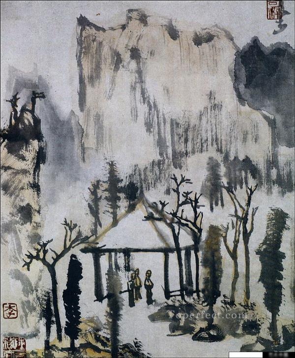 Li keran 4 traditional Chinese Oil Paintings